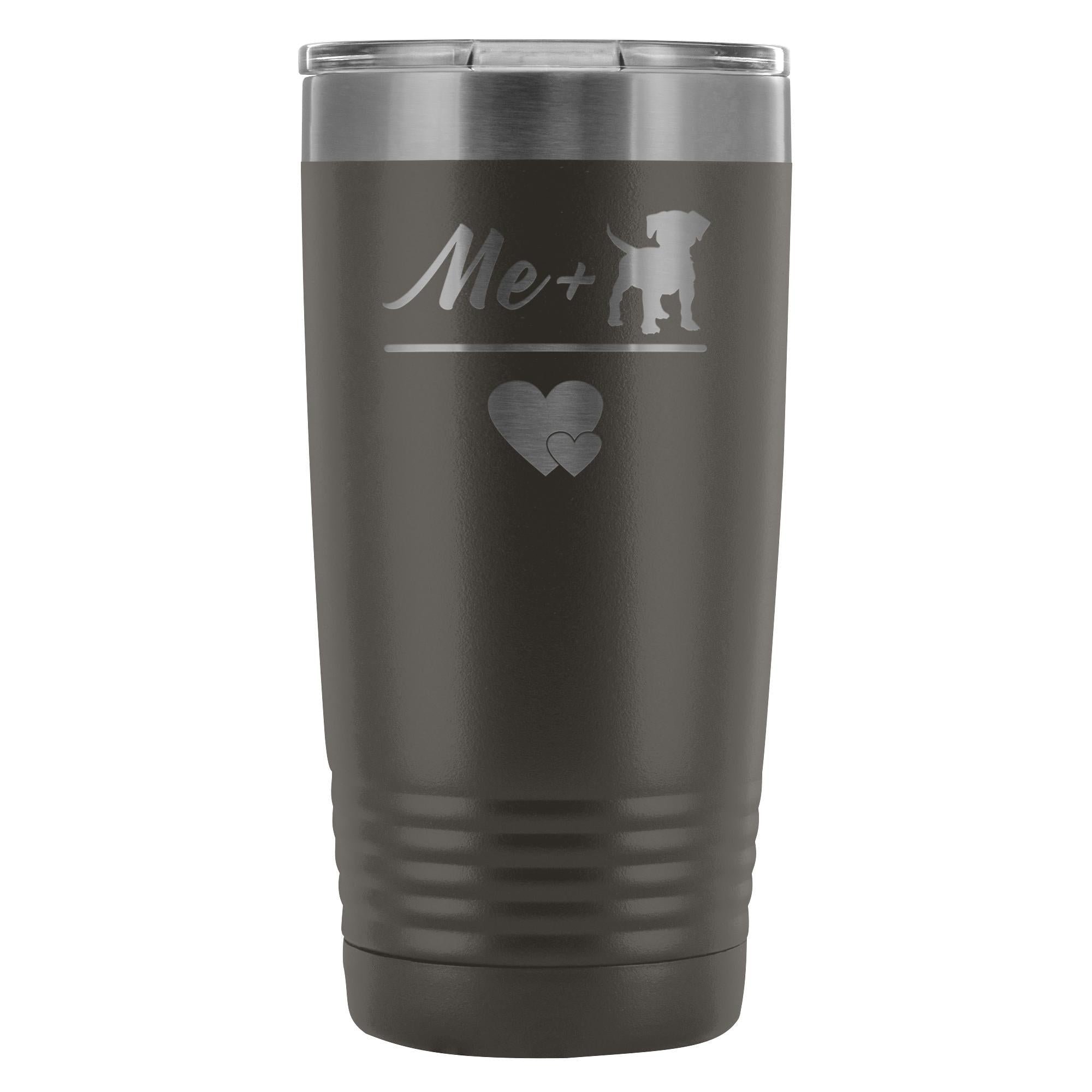Me + Dogs = Love 20oz Vacuum Tumbler - Polar Camel Insulated Dog Lover Gift