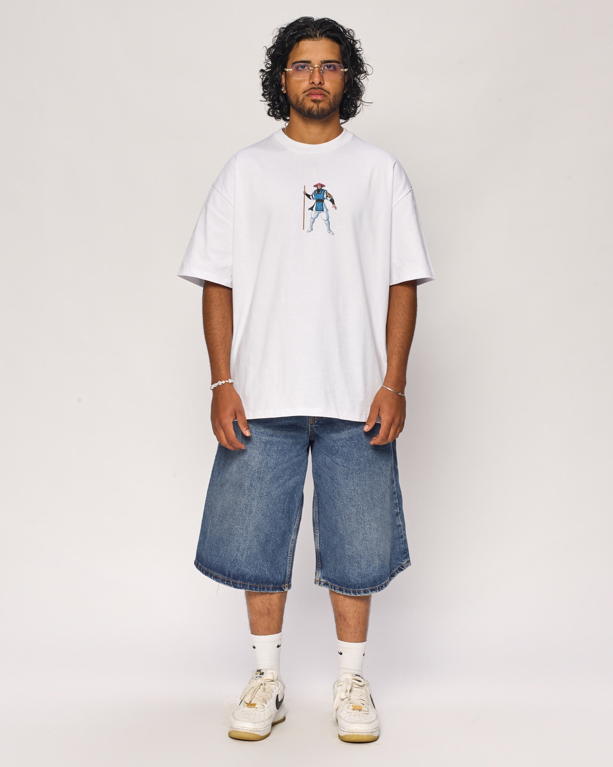 Raiden Mortal Kombat Oversized Graphic Tee - Heavyweight 100% Combed Cotton Unisex T-Shirt