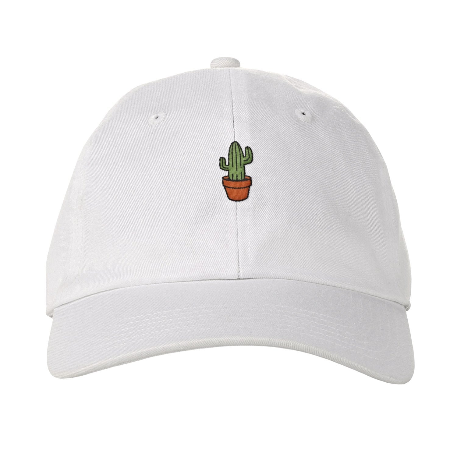 Cactus Dad Hat - Embroidered 'You Prickle My Fancy' USA Made Unstructured Cotton Twill Adjustable