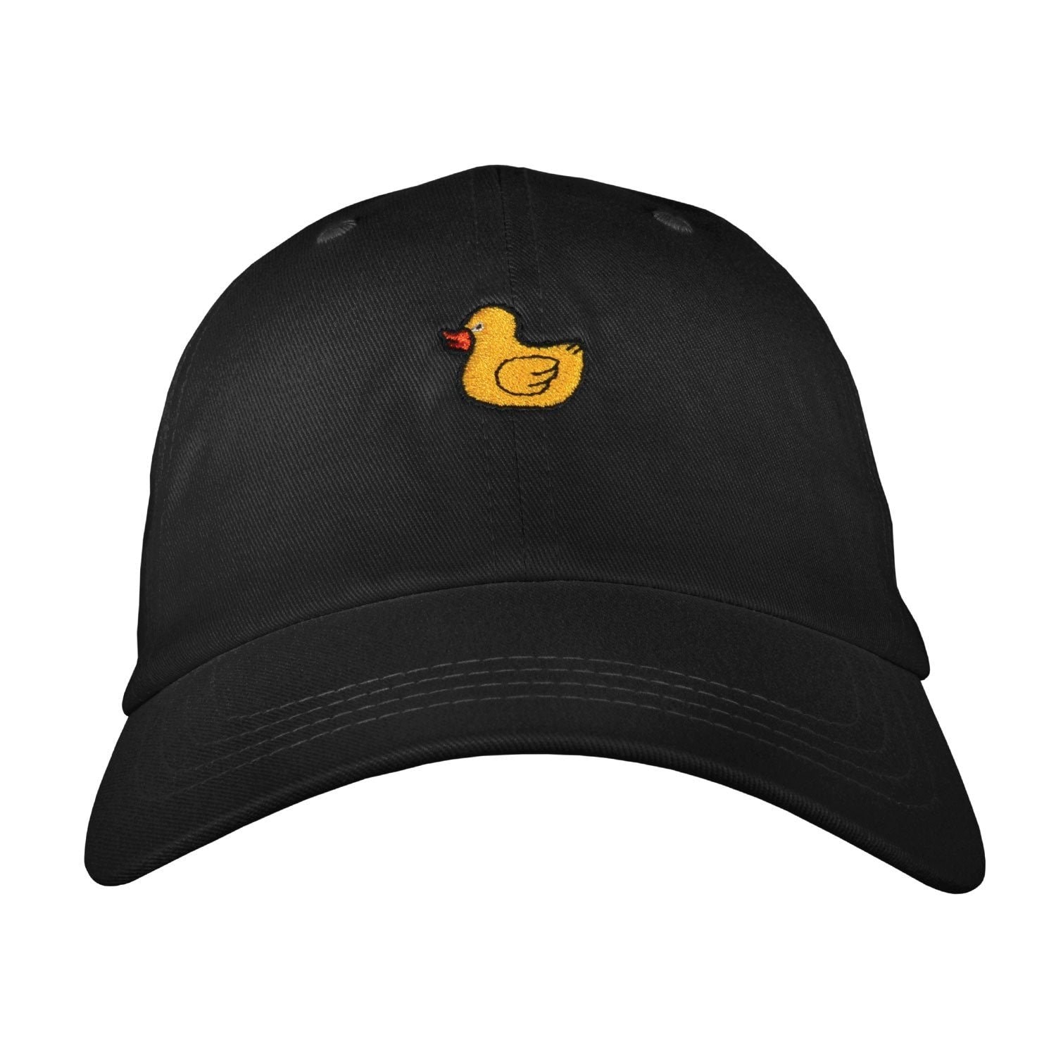 Rubber Duck Dad Hat - Embroidered Unstructured Cotton Twill Adjustable