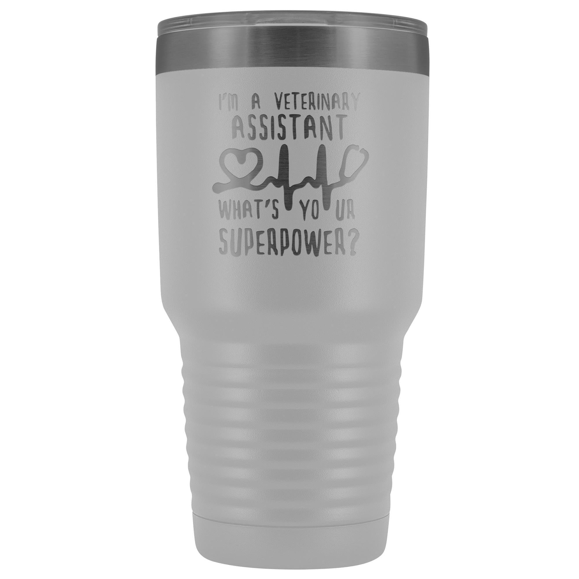 I'm a Veterinary Assistant, What's Your Superpower? 30oz Polar Camel Vacuum Tumbler